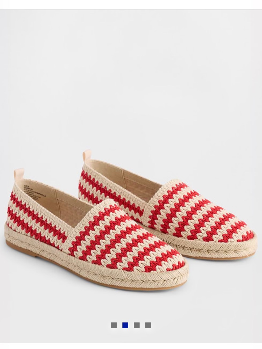 Gap Crochet Cotton Espadrille Flats